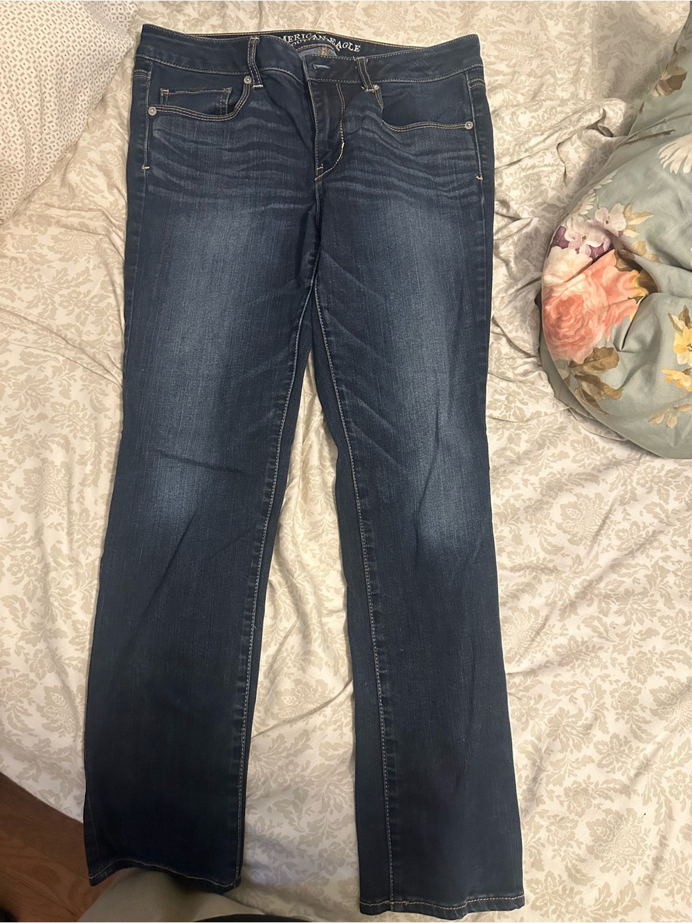 American Eagle Outfitters Dark Blue Bootcut Jeans
